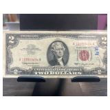 1963 United States $2 Red Seal Note