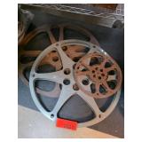 Three Metal Film Reels