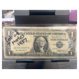 7 Series 1957 $1 Silver Certificates