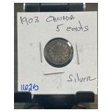 1903 Canada 5-Cent Silver Coin