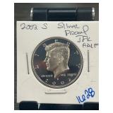 2002 S Silver Proof Kennedy Half Dollar
