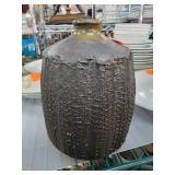 Rustic Ceramic Vase Signed Soto