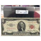 1953 U.S. $2 Red Seal Banknote