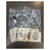 World Coins in Card Holders