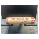 Roll of 50 Wheat Cents