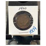 1900 Indian Head Cent in Holder