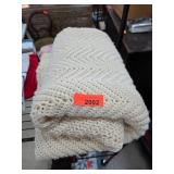 Crochet Blanket, Textiles, and Hat