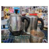 Two Vintage Coffee Percolators