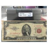 1953B Red Seal $2 United States Note