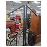 Black Industrial Metal Garment Rack