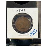 1897 United States Indian Head Cent