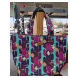 Consuela Vinyl Tote with Cactus Design
