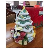 Disney Ceramic Christmas Tree Figurine