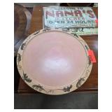 Rio Grande Hand-Painted Woodenware Plate