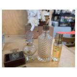 Four Decorative Perfume Bottles