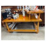 Three-Tier Wooden Table