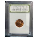 Early Lincoln Cent Graded by INB