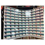 Uncut Sheets of NFL Pro Set Football Cards