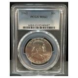 1963 Franklin Half Dollar PCGS MS63