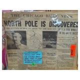 Chicago Daily News 1909 North Pole Discovery