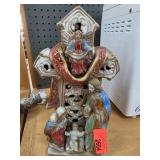 Ceramic Religious Figurine Lamp