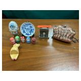 Decorative Collectibles Set Featuring Various Item