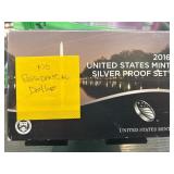 2016 United States Mint Silver Proof Set