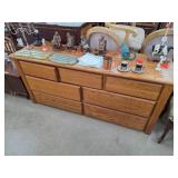 Woodleys Oak Dresser and Nightstand Set