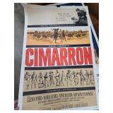 1960 MGM Movie Poster for Cimarron