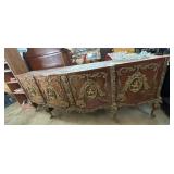 Antique French Sideboard W Ornate Ormolu