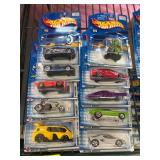 10 Packaged Hot Wheels Cars