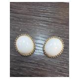 Marvella Oval Clip-On Earrings