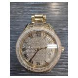 Michael Kors Gold-Tone Watch With Crystal Accents