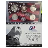 2008 U.S. Mint 50 State Quarters Proof Set