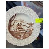 Royal Cauldon Plate with Hunting Scene