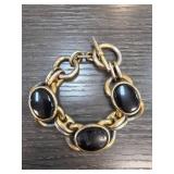 Ben-Amun Bracelet with Black Stone Accents