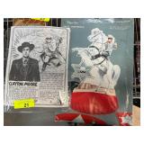 Clayton Moore Print and The Lone Ranger Cent