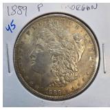 1889-P Morgan Silver Dollar