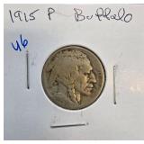 1915 P Buffalo Nickel Coin