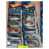 Hot Wheels Lot of 10 Assorted Die-Cast Cars