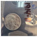 1914-D Buffalo Nickel with Visible Details
