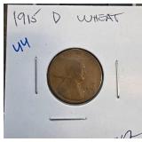 1915-D Wheat Penny in Holder