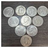 10 Eisenhower Dollar Coins