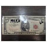 1953-A Series $5 United States Note