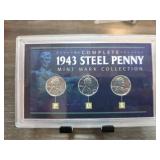 1943 Steel Penny Mint Mark Collection Set