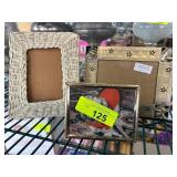 Three Decorative Photo Frames