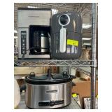 Kitchen Appliances Lot With Air Fryer, Slow Cooker