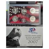 2007 United States Mint Silver Proof Quarter Set