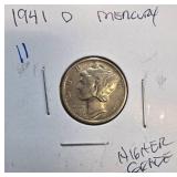 1941-D Mercury Dime in Higher Grade