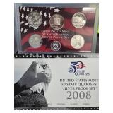 2008 United States Mint 50 State Quarters Proof Se